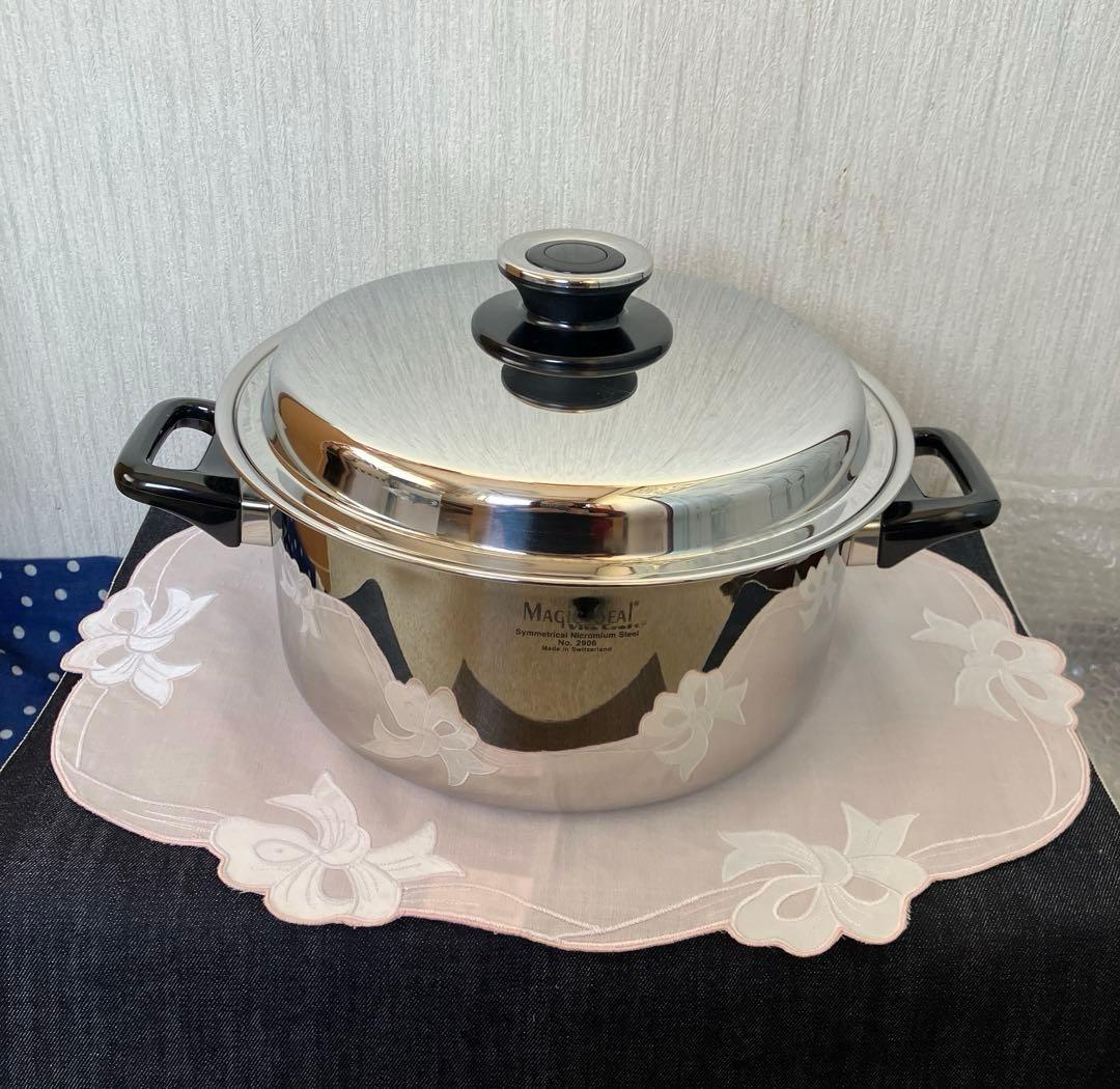 【 美品 】ビタクラフトMagic Seal 両手鍋 2906 5.3L