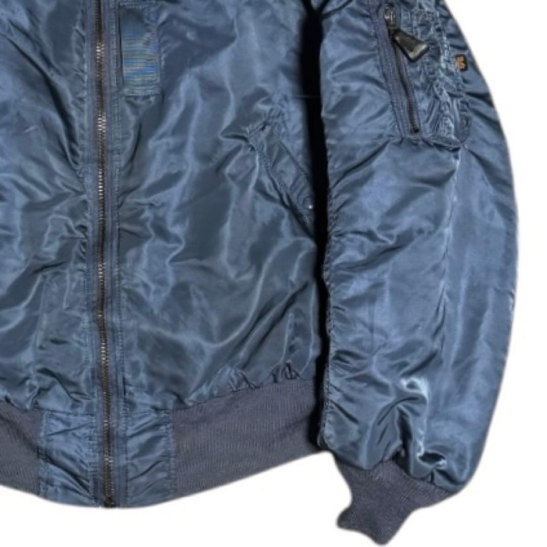 ALPHA 米国製 50s復刻 B-15C フライトジャケット XXL ネイビー