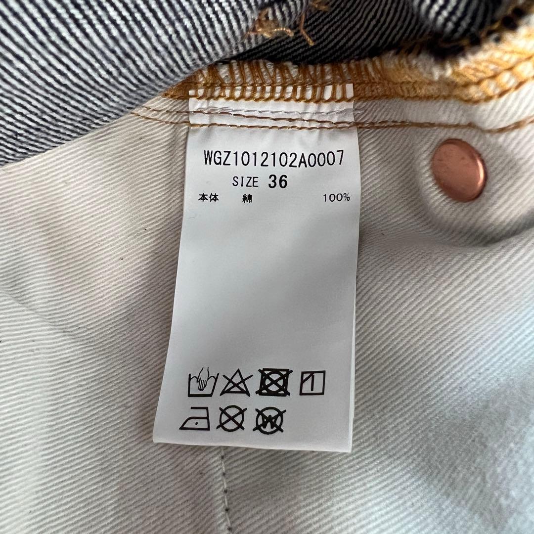 K.K.様 【ウィム ガゼット】DENIM5ポケットストレートパンツ 36