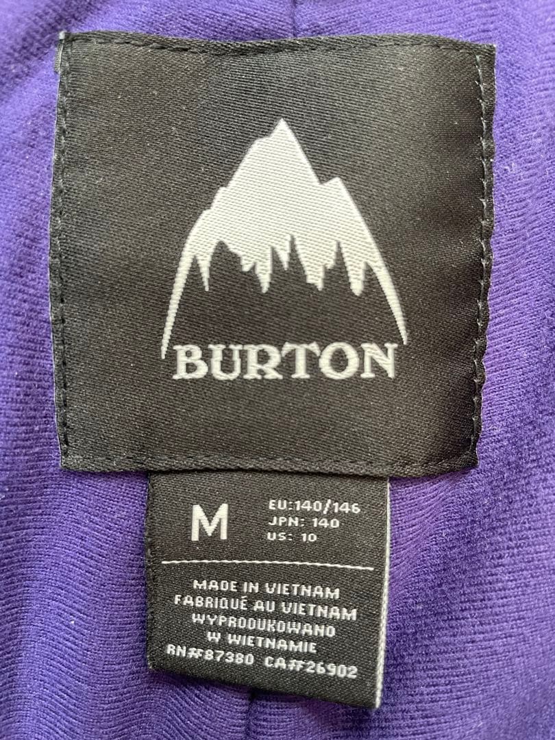 BURTON バートン キッズウェア 上下セット Mサイズ（140〜147cm）