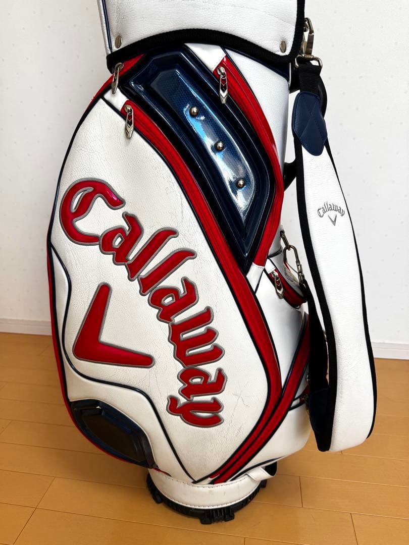 Callaway キャディバッグ 白/赤/青 おまけ ボール入付き