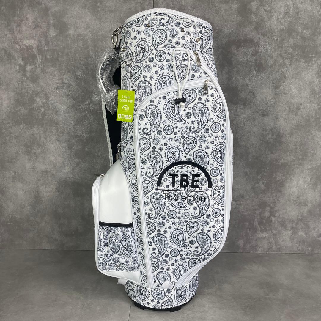 未使用品タグ付き　飛衛門　tobiemon　キャディバッグ　9.5型　5分割