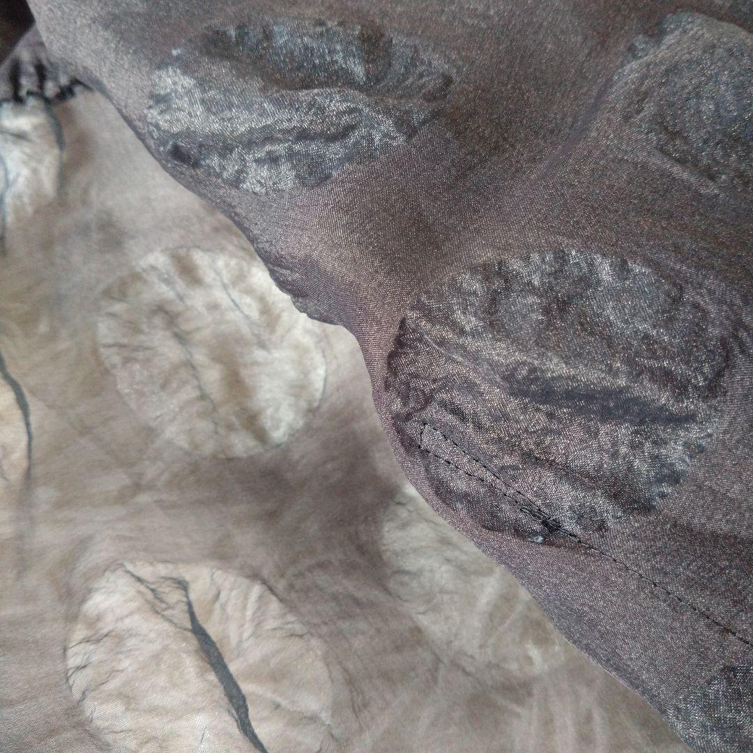 コムデギャルソンコムデギャルソン 　丸襟AD2009ドッド柄シアーブラウス