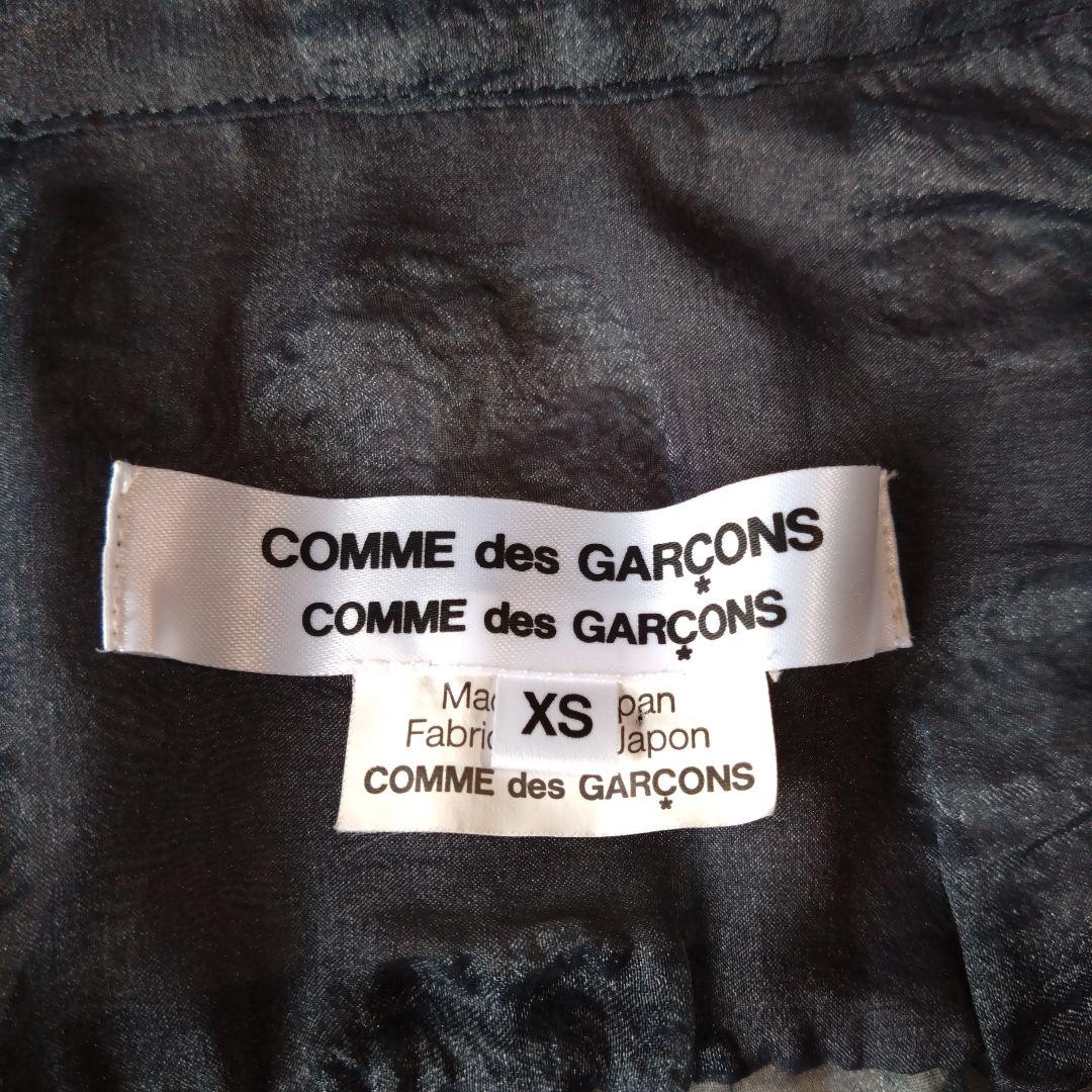 コムデギャルソンコムデギャルソン 　丸襟AD2009ドッド柄シアーブラウス