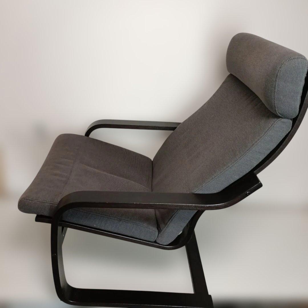 【kayo】イケア　グレー　パーソナルチェア　ポエング