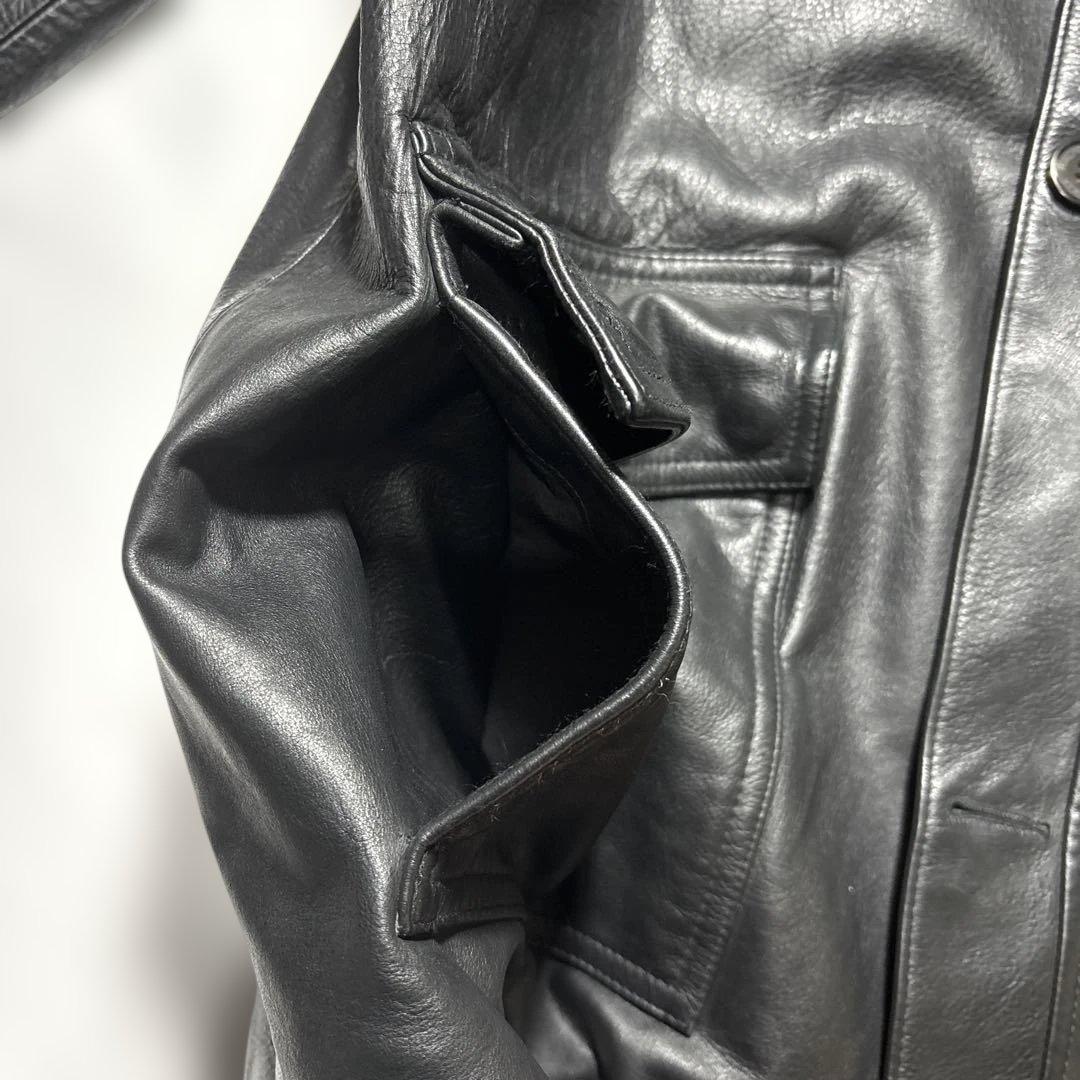 RALPH LAUREN カーコート　レザージャケット　xl チンスト