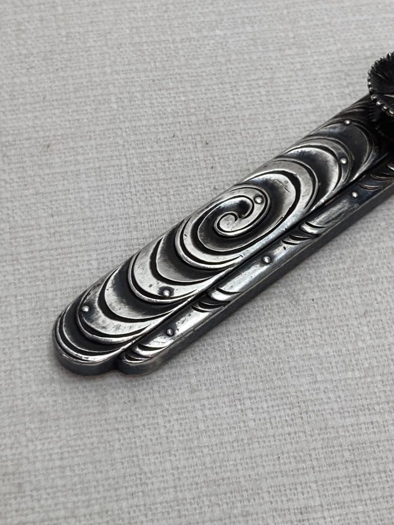 純銀　文鎮　ペーパーウエイト　刻印あり　86g