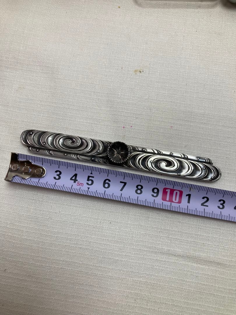 純銀　文鎮　ペーパーウエイト　刻印あり　86g