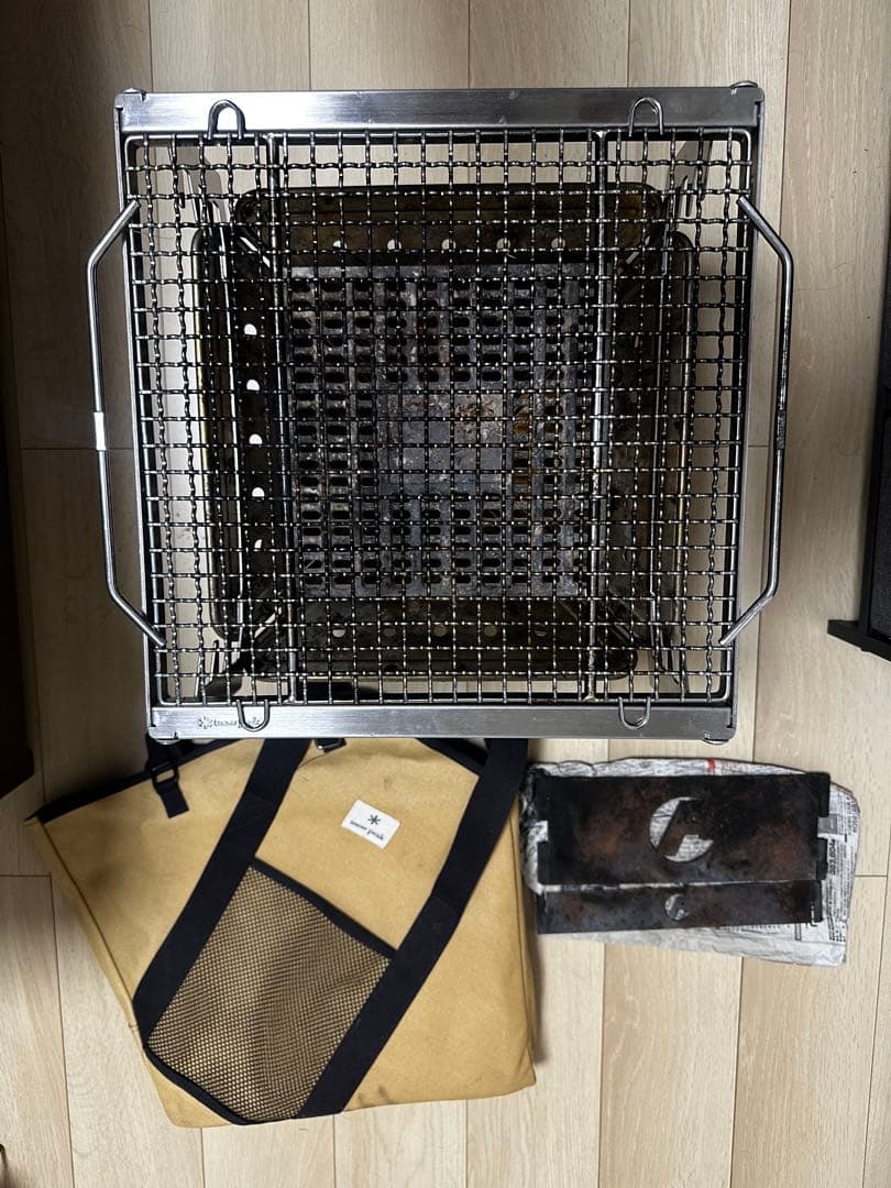 スノーピーク焚き火台Mフルセット＋アシモ風防