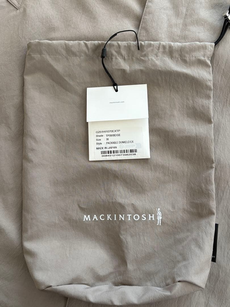 【TOMORROWLAND別注】MACKINTOSH ステンカラーコート