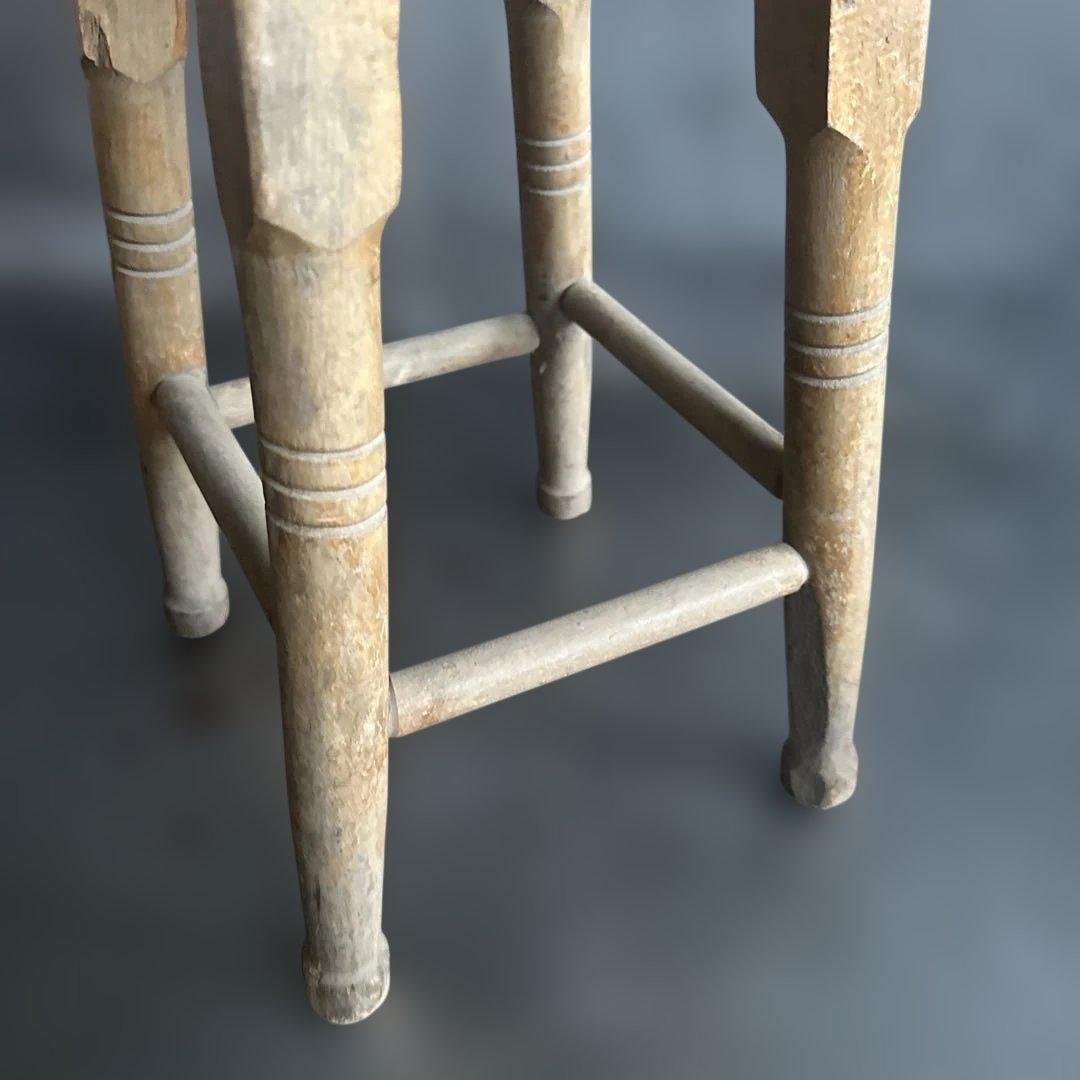 とても味のある木製スツール　ヴィンテージ