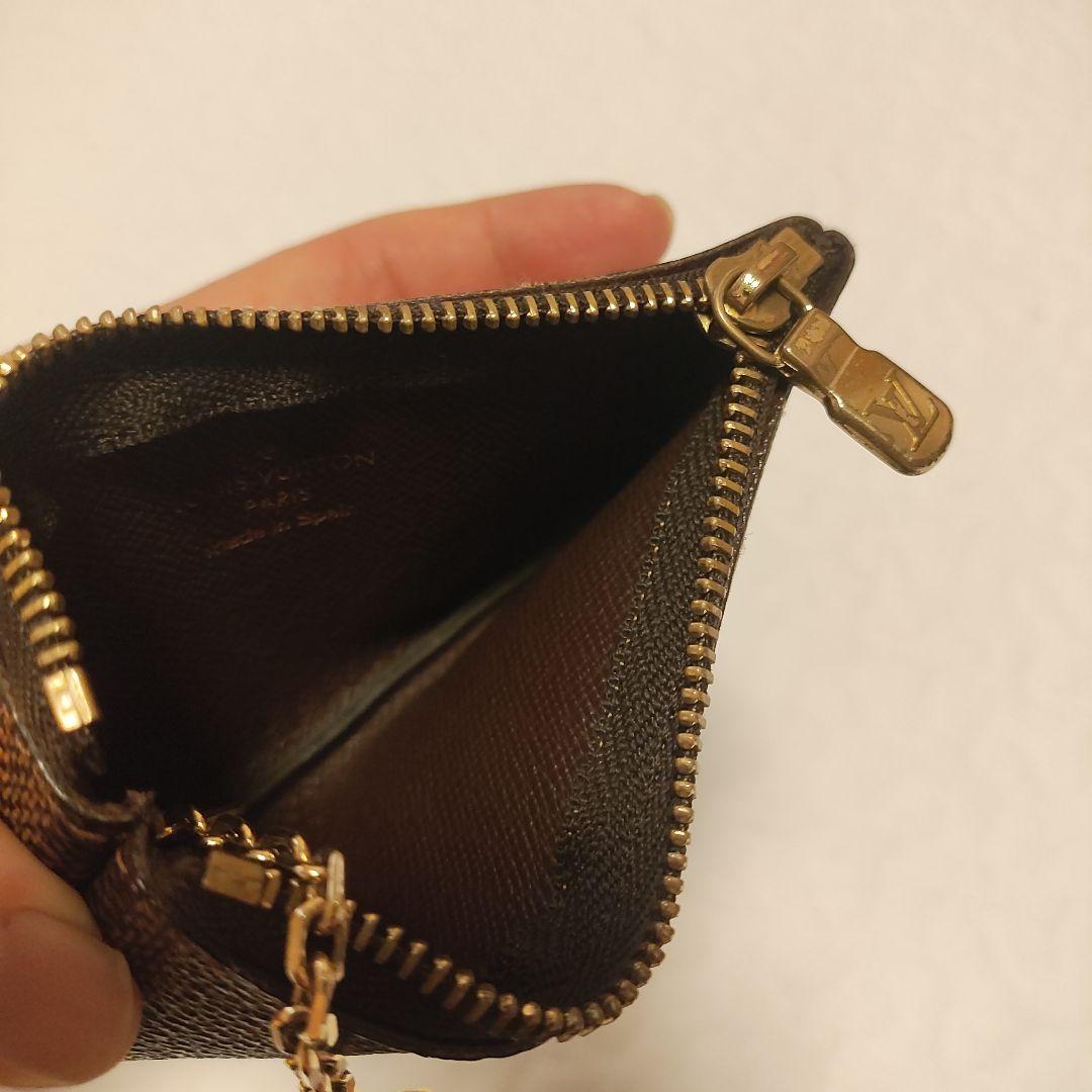 ダミエパターン ケース ブラウン