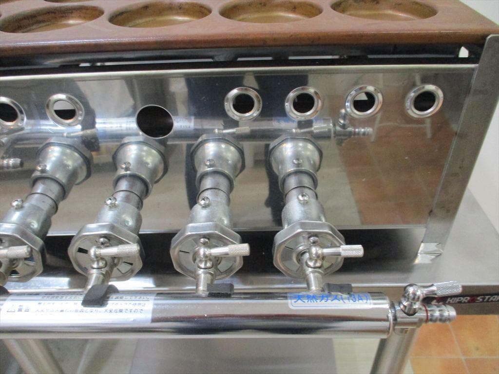 ☆ 中古 今川焼き機 大判焼き機 20穴 銅製 都市ガス13A式 ☆
