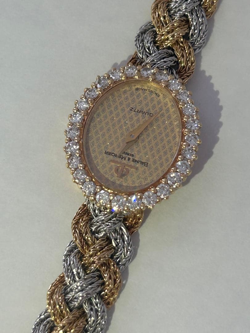 専用レア　芸術品　ボーム＆メルシエ ☆18KYG無垢☆豪華腕時計 レディース