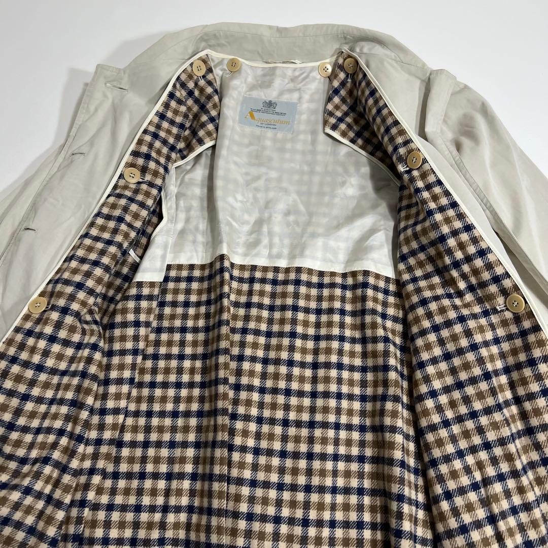 Aquascutum アクアスキュータム　ステンカラーコート　ライナー付き