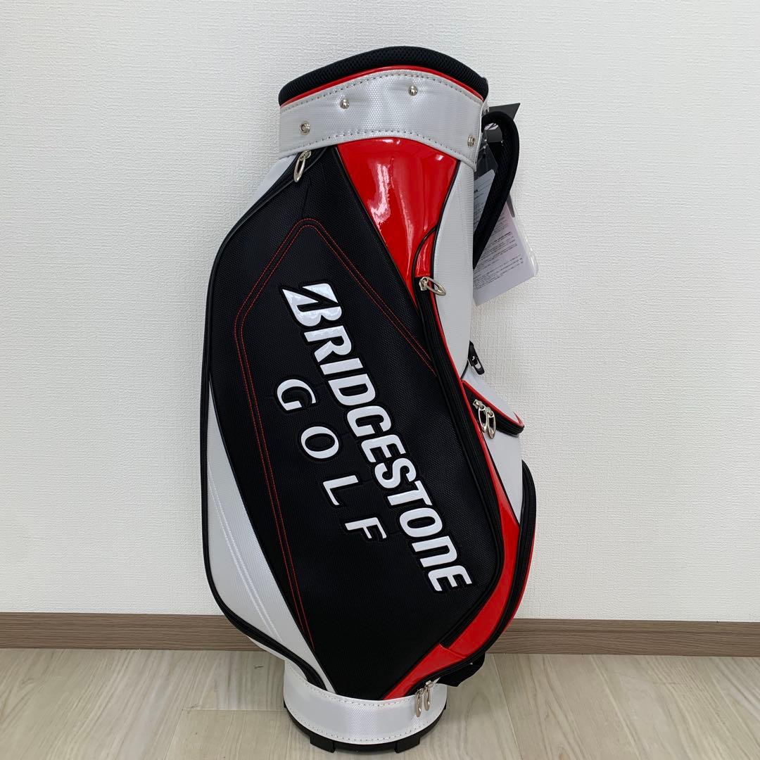 新品★ブリヂストン ゴルフバック キャディバック 9型CBG21Y ホワイト