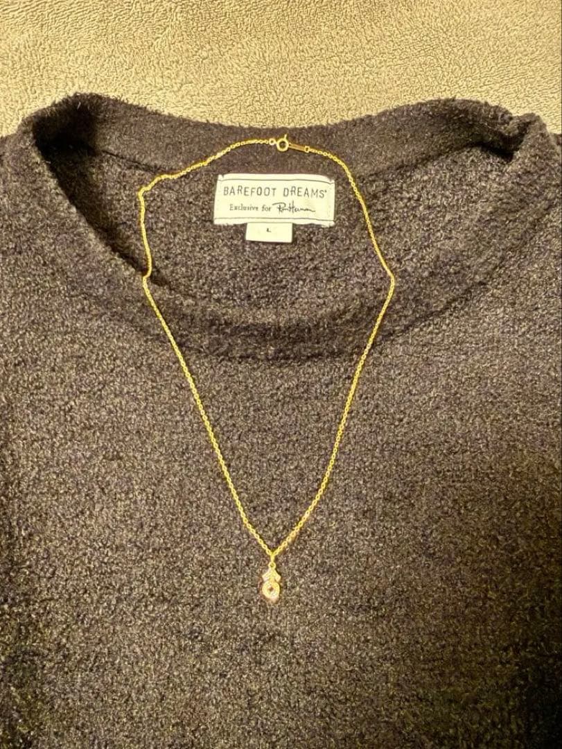 定価7万 IVXLCDM K10 パヴェダイヤモンド ペンダント ネックレス