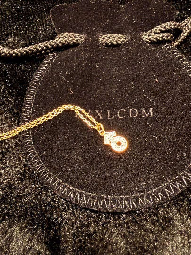 定価7万 IVXLCDM K10 パヴェダイヤモンド ペンダント ネックレス