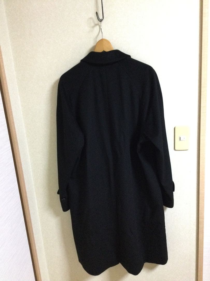 カシミヤ100% メンズ　ステンカラーコート　五大陸 カシミア