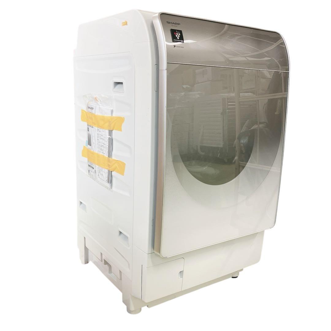 5897 ドラム式洗濯機 シャープ ES-X12C-SL クリスタルシルバー