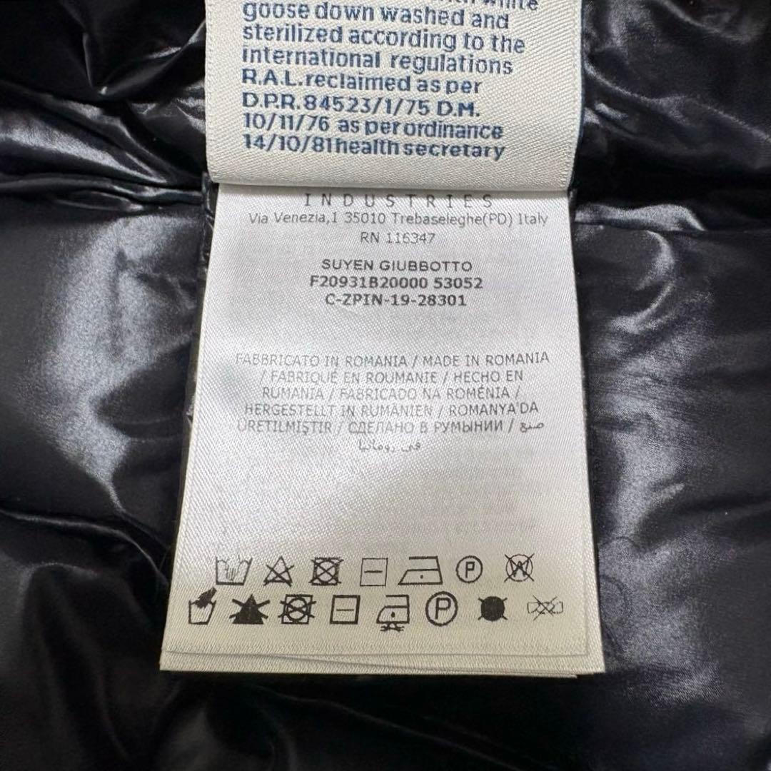 【新品同様】モンクレールSUYEN 超軽量ダウンコート ブラック サイズ1