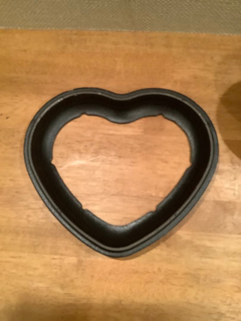 希少！STAUB LA COCOTTE ハート型鍋 フォンデュ　黒