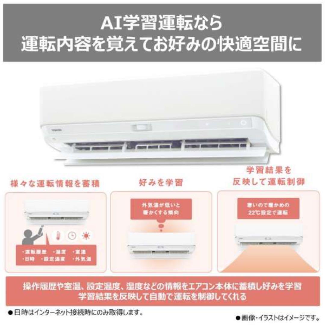TOSHIBA エアコン RAS-1220DK(K) 6畳対応