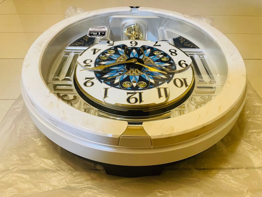 ★5分間使用超美品★セイコー RE604A からくり時計 ウェーブシンフォニー