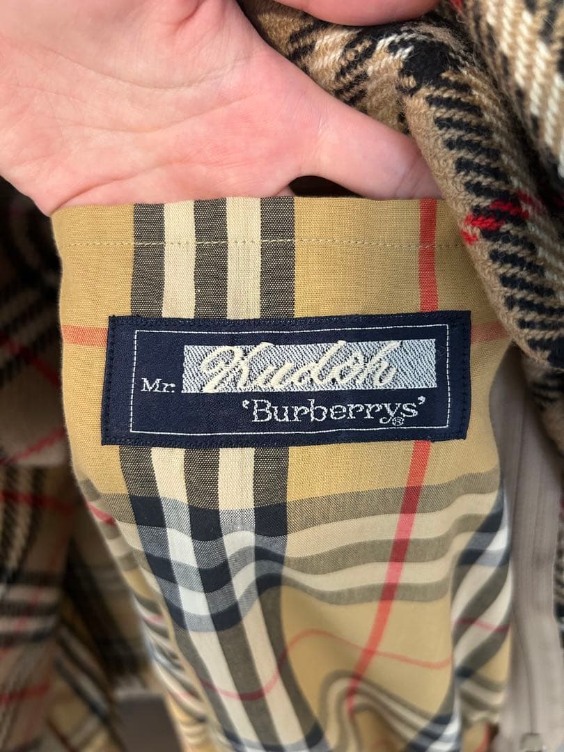 【美品】Burberrys 90s 2way ステンカラーコート トレンチコート