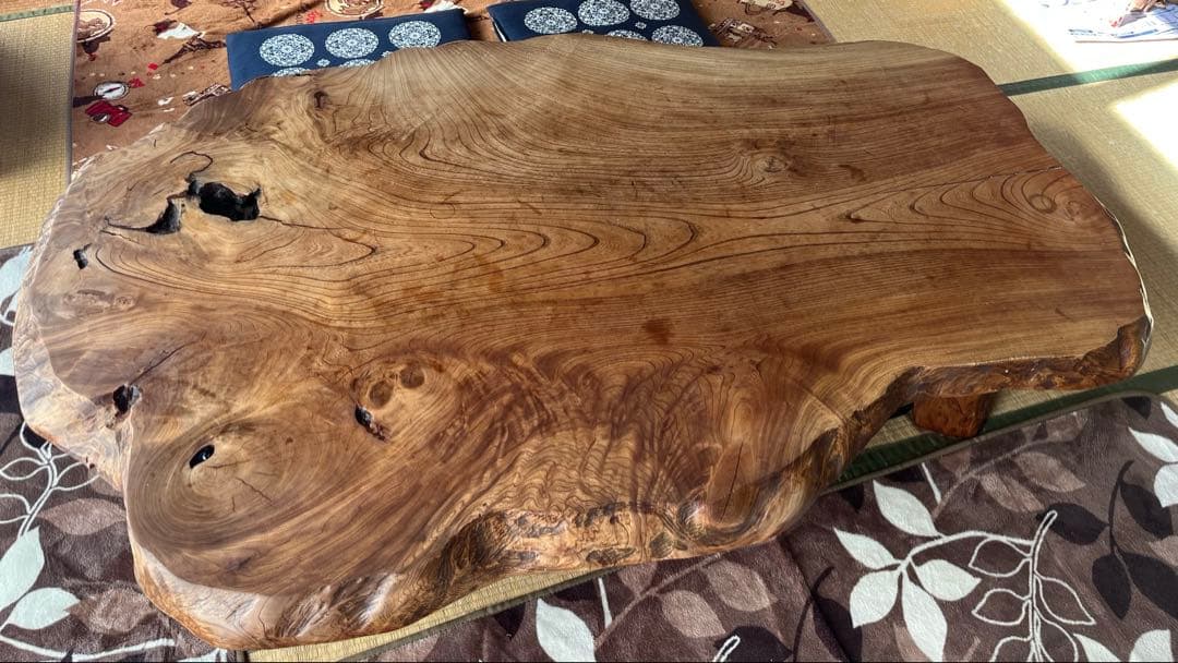 座卓 天然檜 一枚板 大型 幅約170cm ローテーブル アンティーク家具