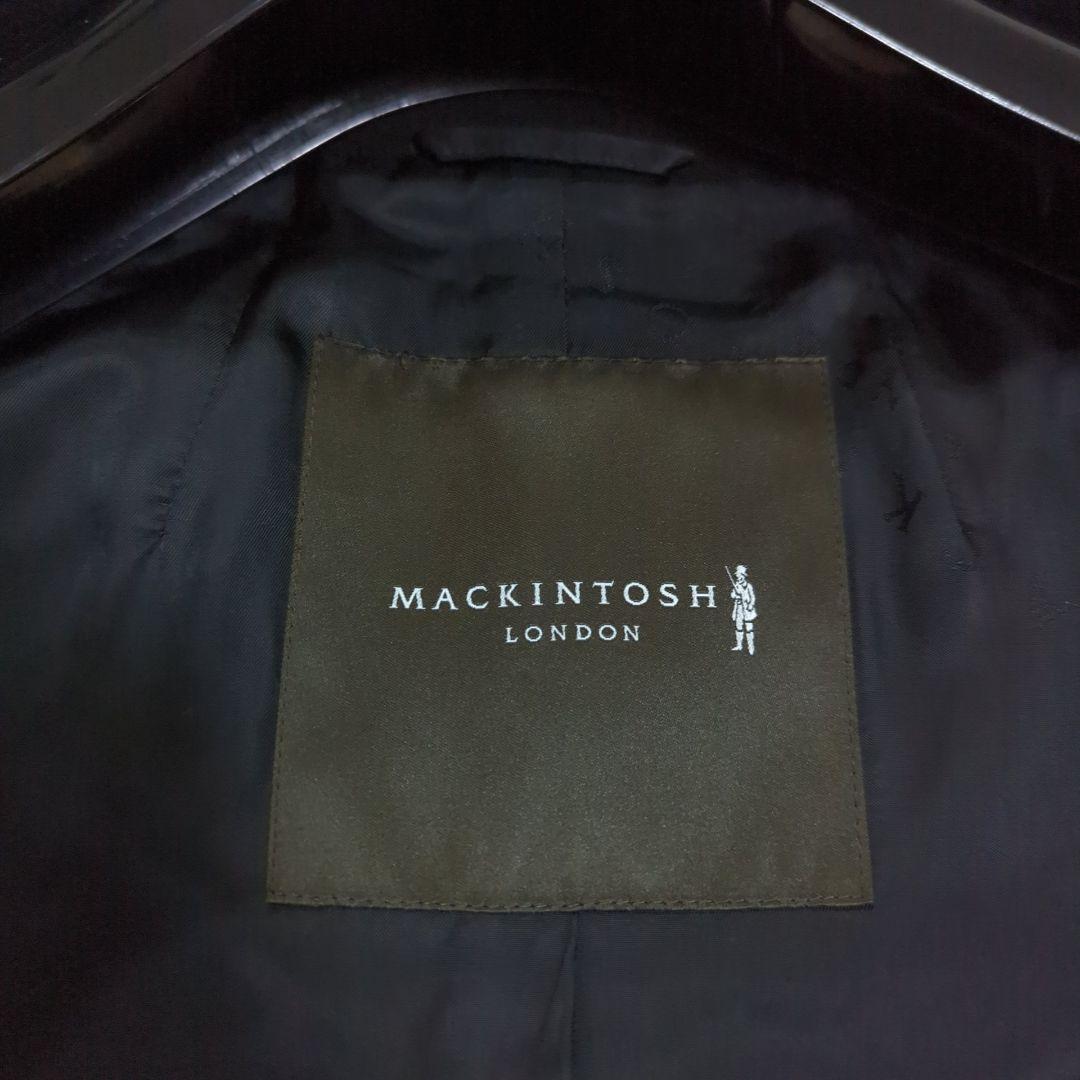 希少44 クリストン マッキントッシュロンドン フーデッドコート ブラック