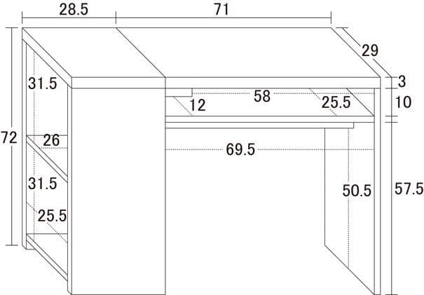新品‼️ ブラック色　ワークデスク　パソコンデスク　作業台　机