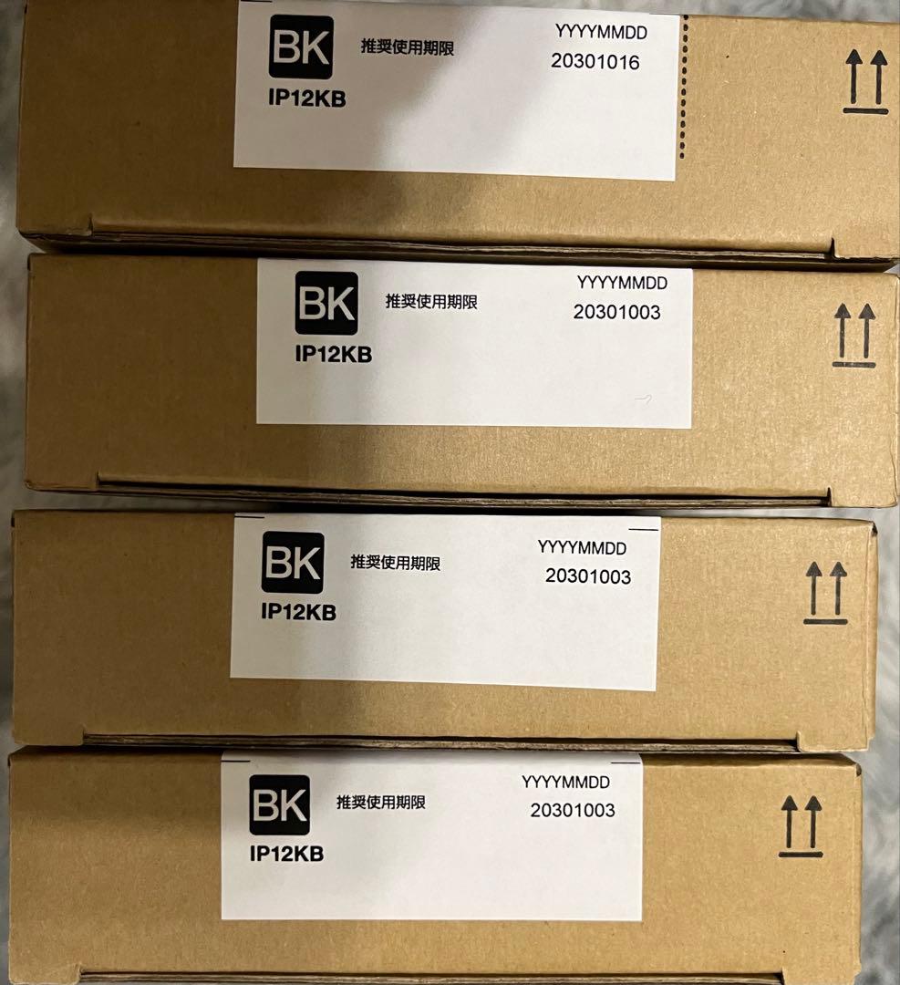 【4個】エプソン　準正インクカートリッジ　IP12KB