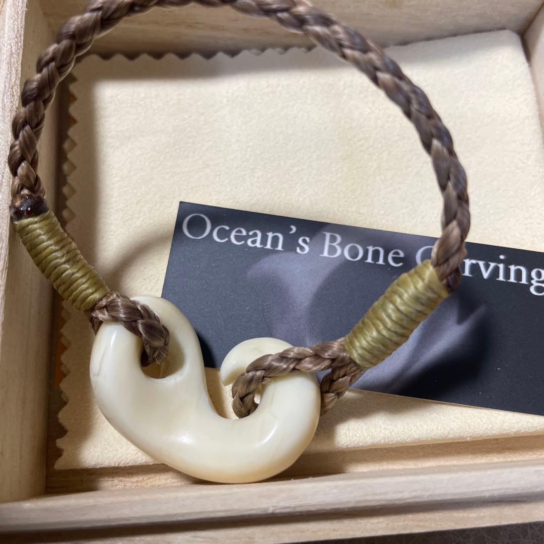 Ocean's Bone Carvings ブレスレット　イッカク牙　一角獣