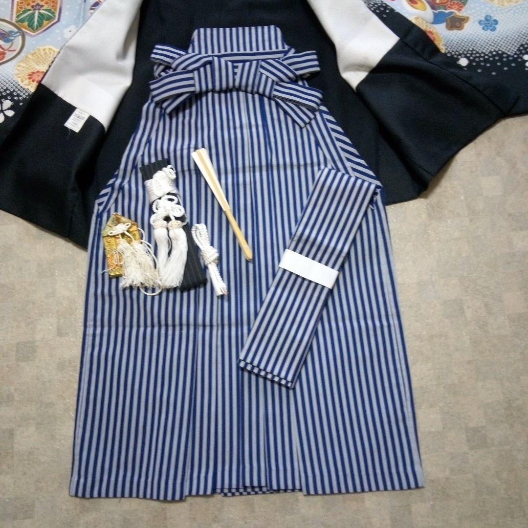 『ma-rimo』美品です【七五三5歳用】羽織袴セット『小物付き』