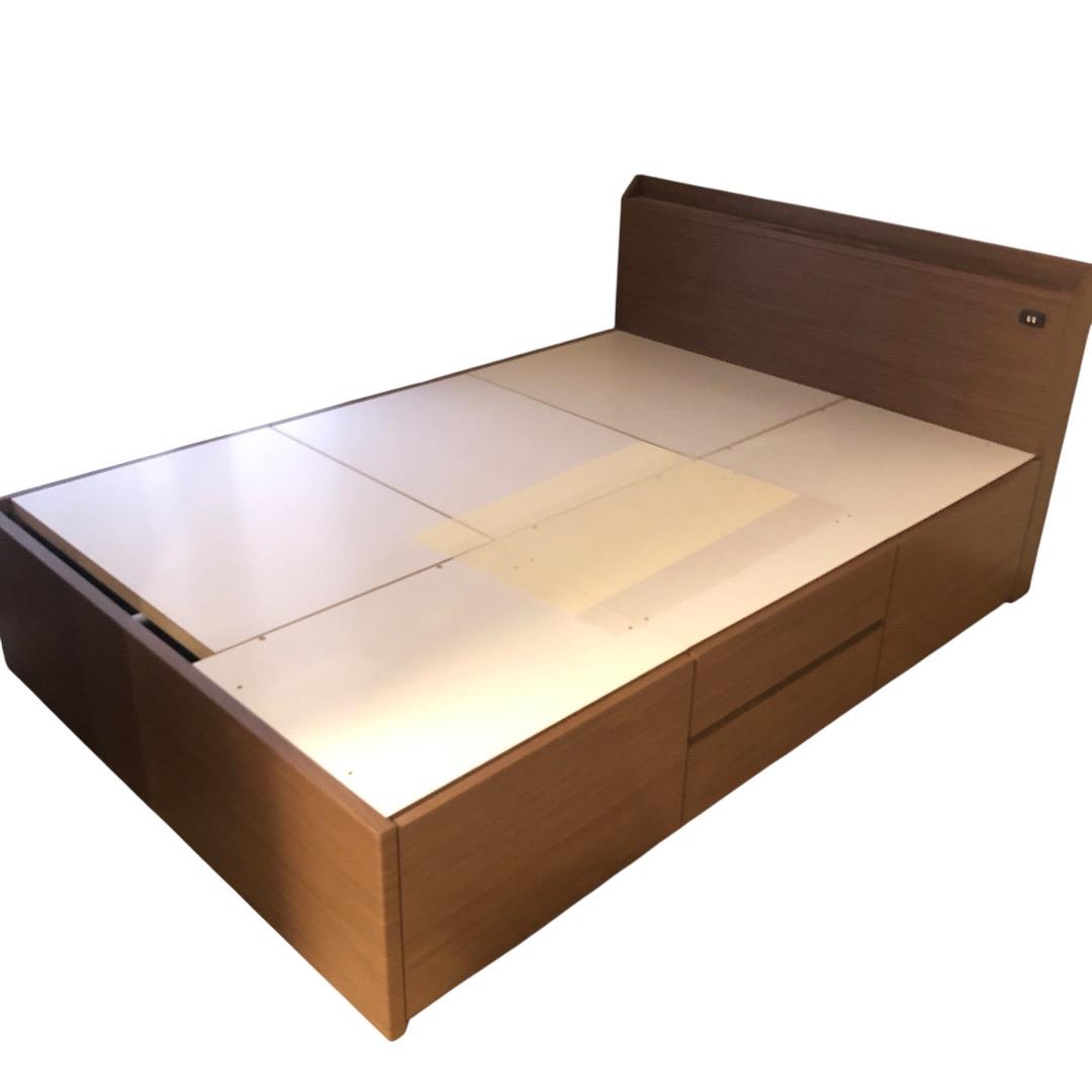 NITORI ベッドフレーム 組み立て式 ダブルサイズ SES239羽