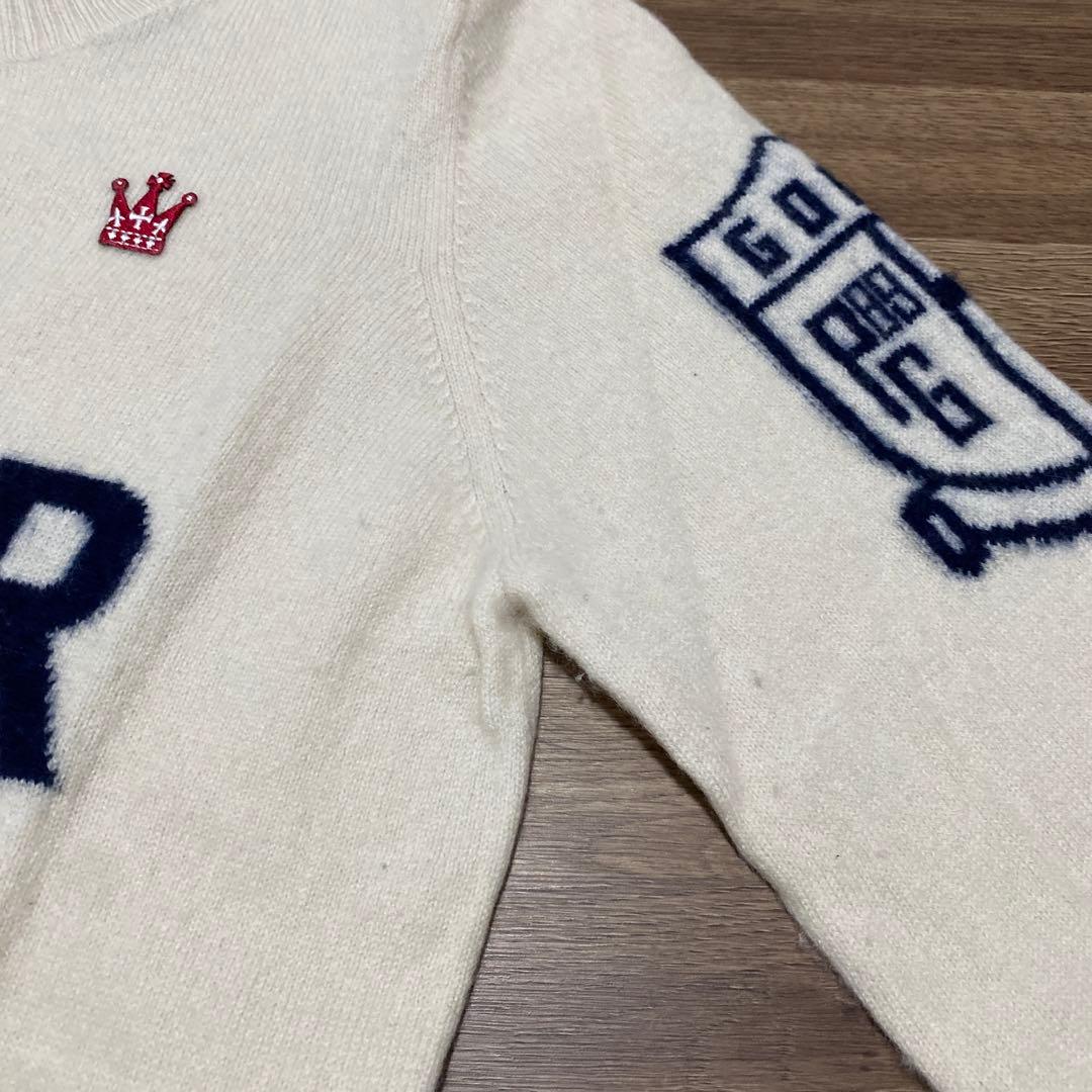 パーリーゲイツ♡ニット♡カシミア♡ホワイト♡ネイビー♡M