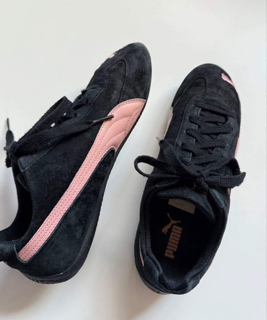 00s puma スピードキャット スニーカー ブラック ピンク 当時物