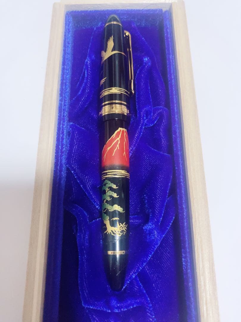 Sailor プロフィット 21金　万年筆 赤富士に鶴