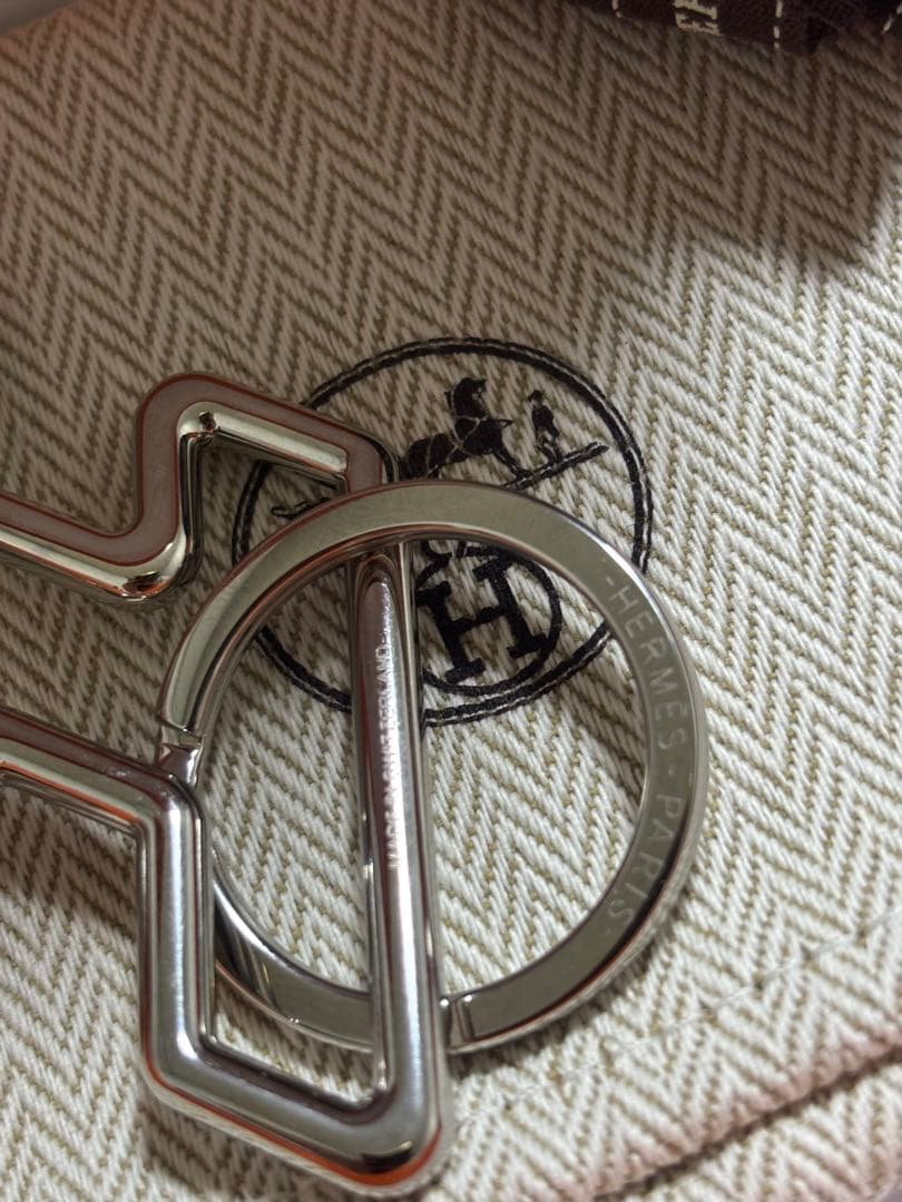 新品 Hermes エルメス キーリング キーホルダー H・トゥ・スピード