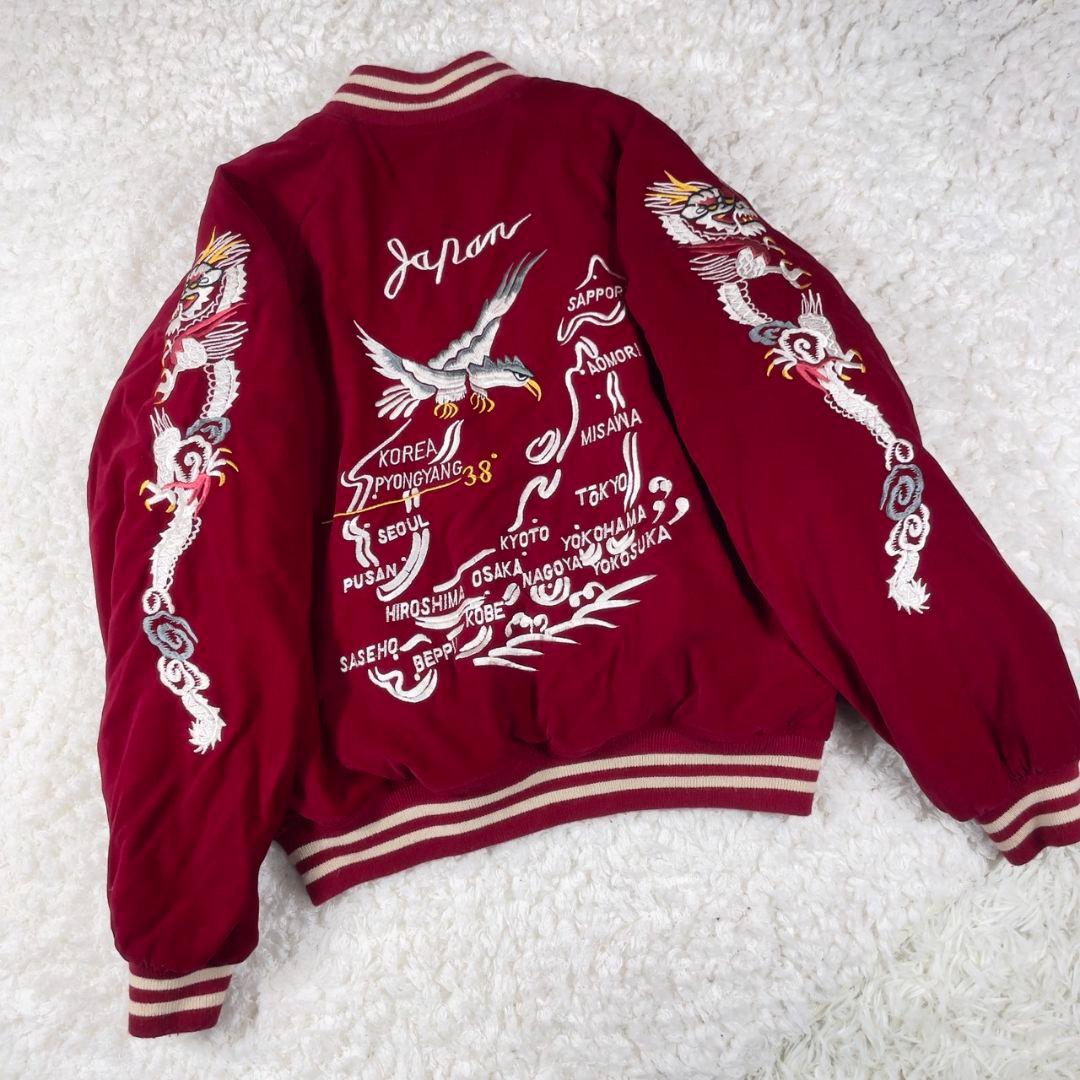 recordings K's FACTORY レコーディング スカジャンF 赤