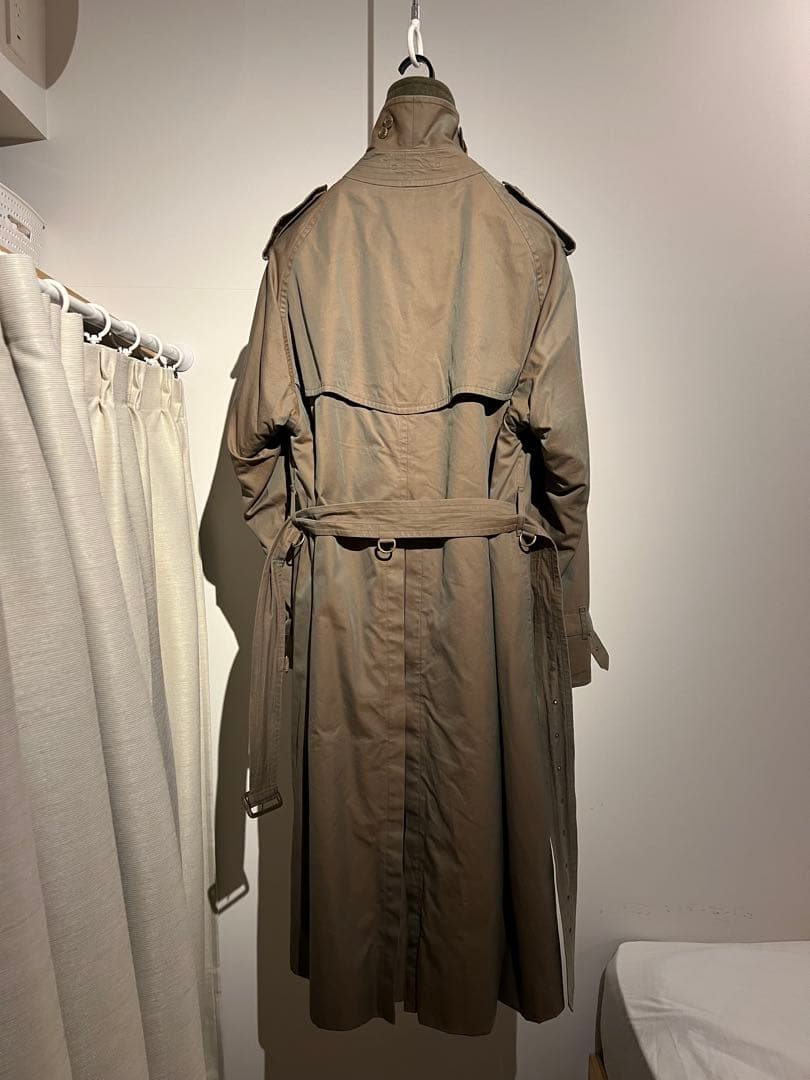 ★年始SALE★【超希少】80s Burberry Trench21 玉虫一枚袖