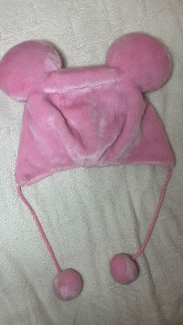 ピンク ミッキーマウス風 帽子