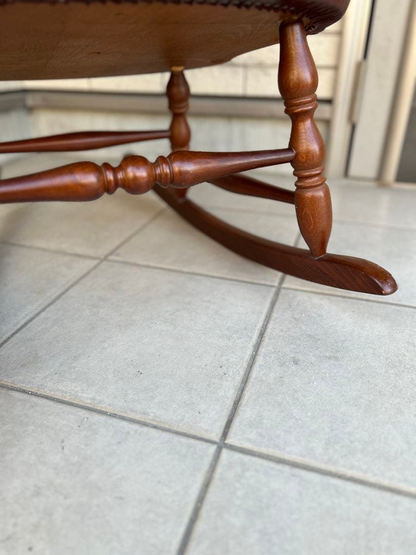 ✨極美品　WINS太平✨ロッキングチェア　アンティーク　レトロ　キツツキマーク