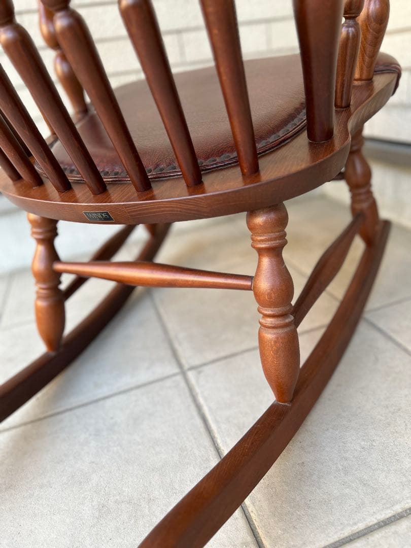 ✨極美品　WINS太平✨ロッキングチェア　アンティーク　レトロ　キツツキマーク