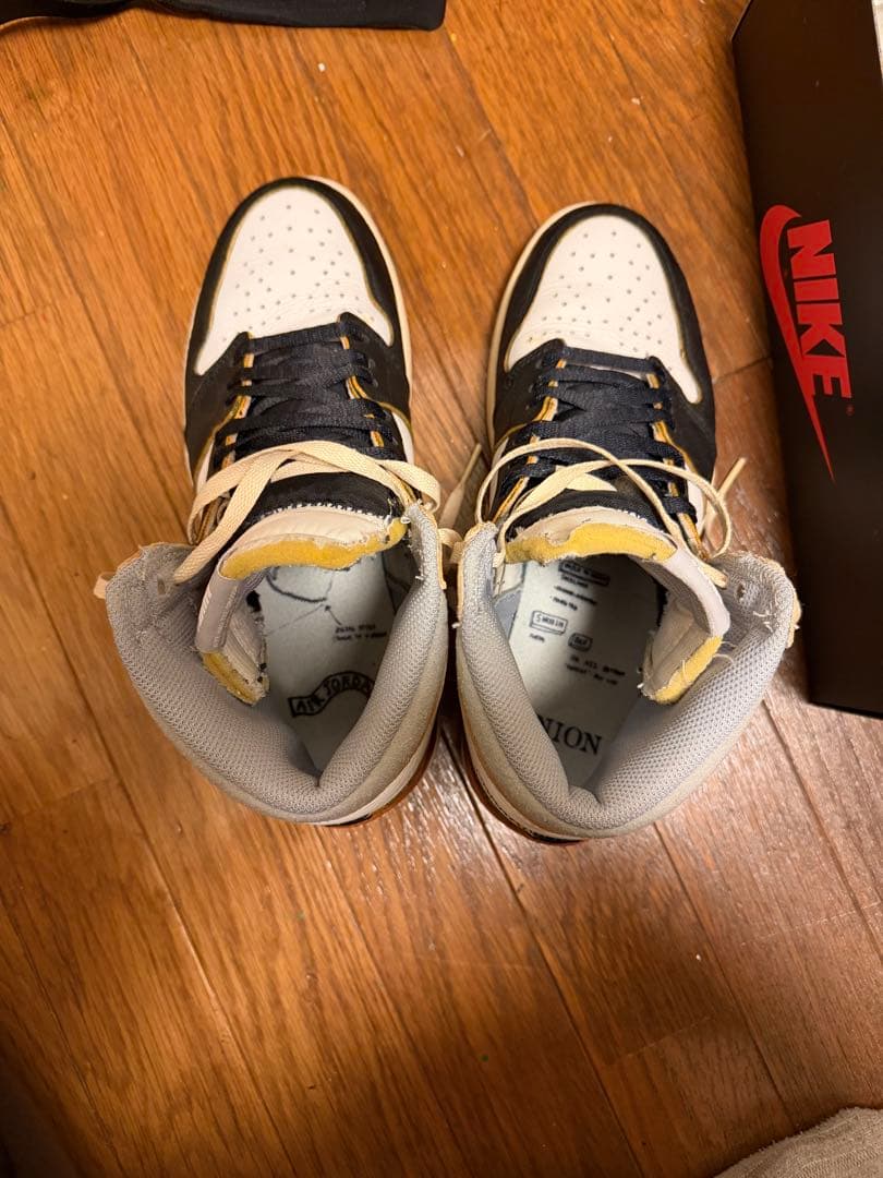 union Jordan 1 つま黒28cm