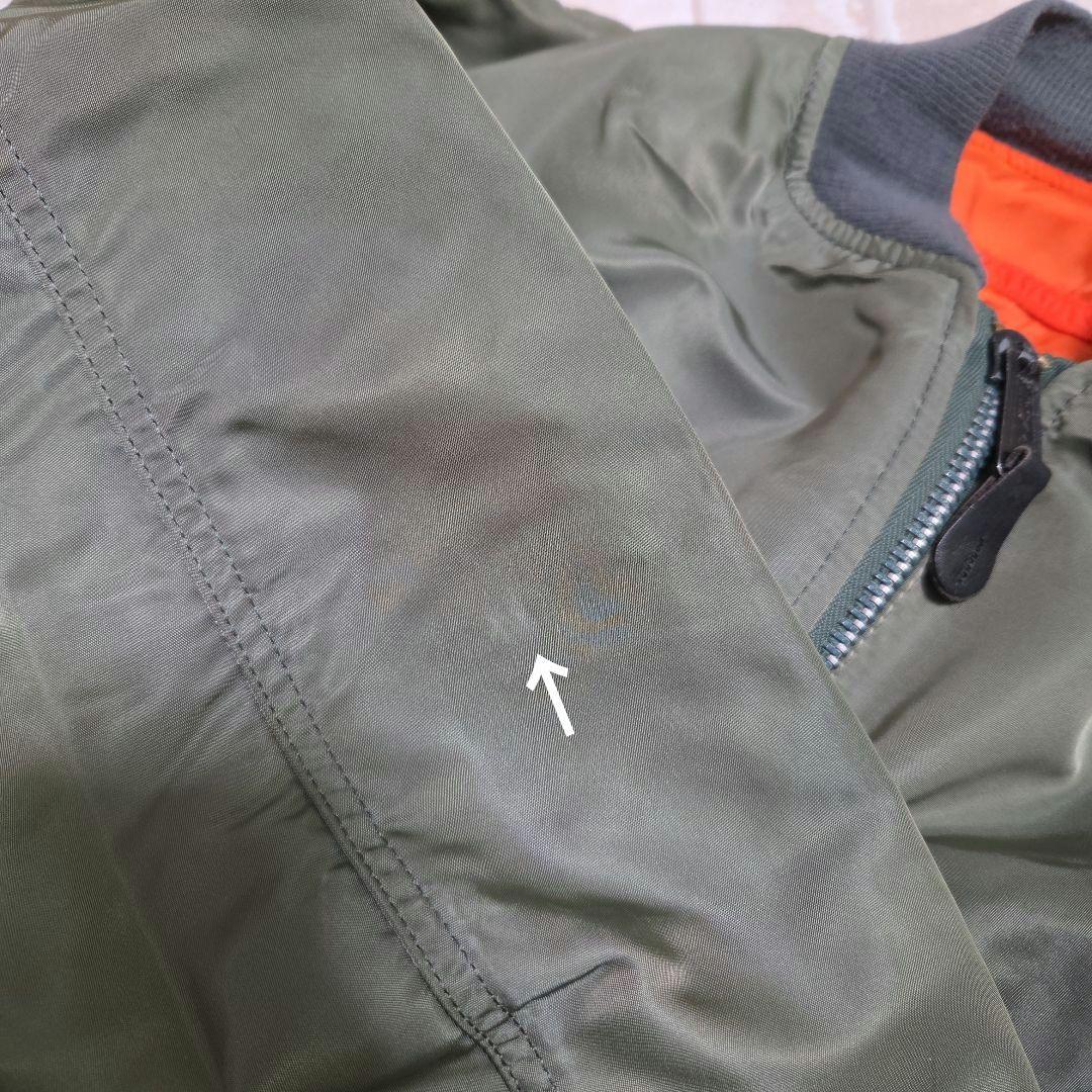 USA製 80s アルファインダストリーズ MA-1 カーキ M