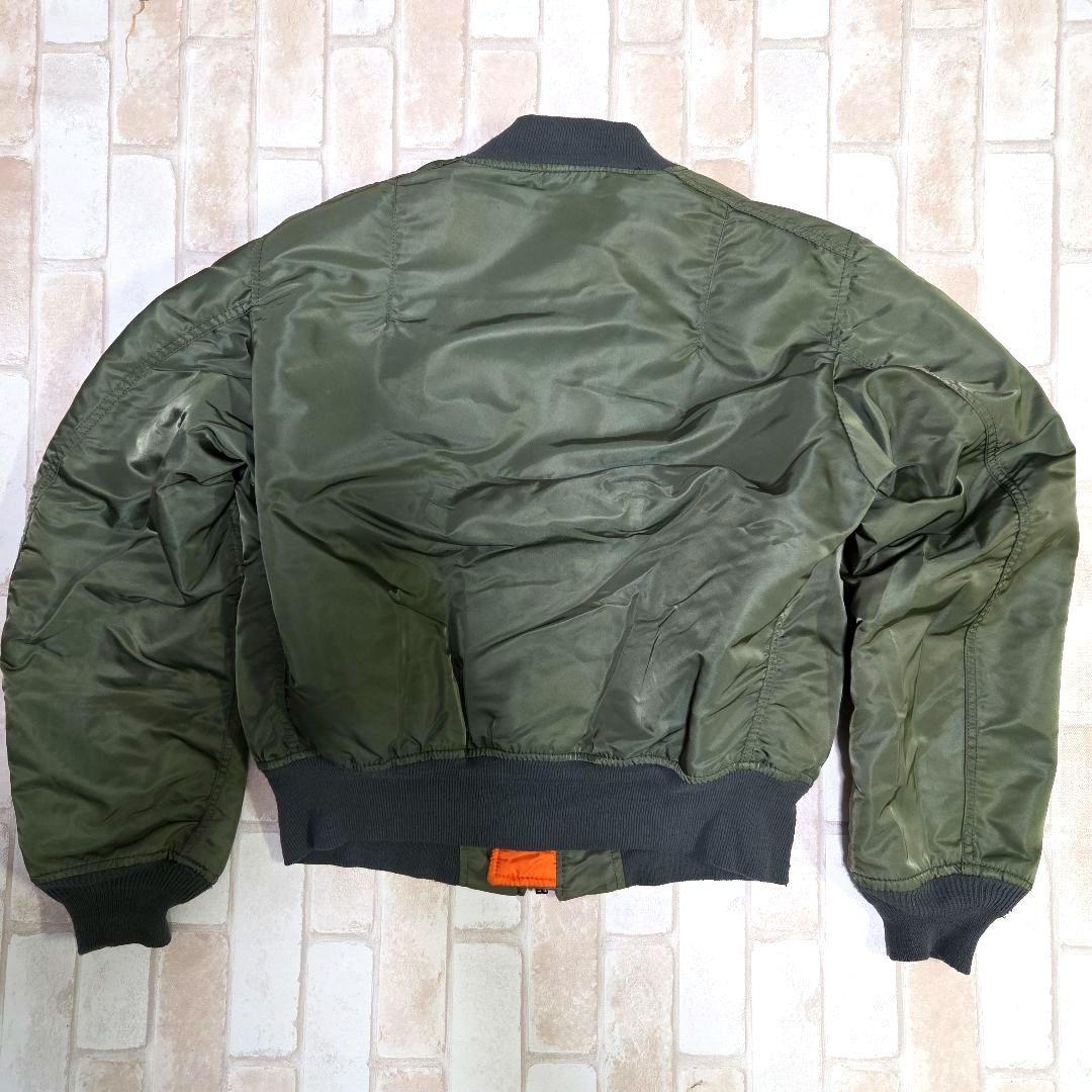 USA製 80s アルファインダストリーズ MA-1 カーキ M