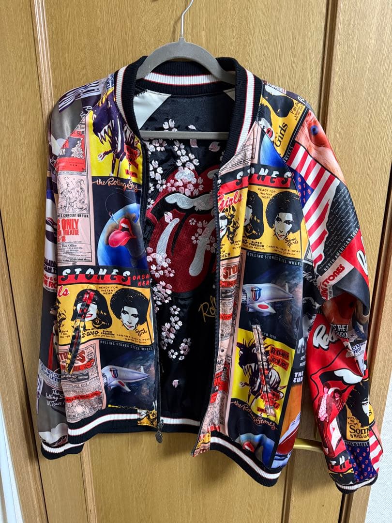 ローリングストーンズ スカジャン リバーシブル 東洋エンタープライズ 港商