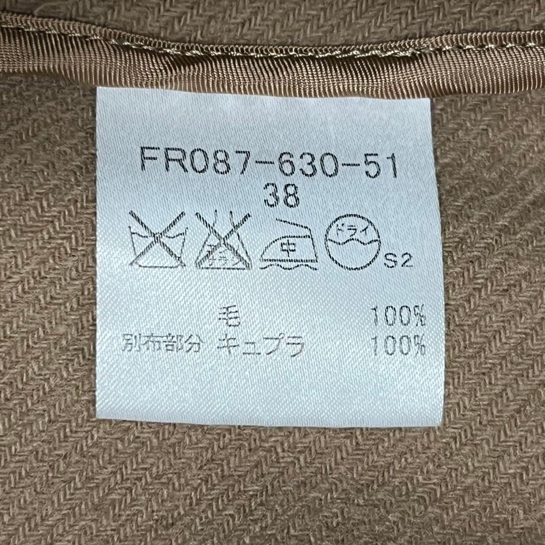 バーバリーロンドン　トレンチコート　ライナー付き　ロング丈　裏地チェック　38